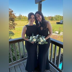 Lulus Love In Your Eyes Black Knotted Mermaid Maxi Dress